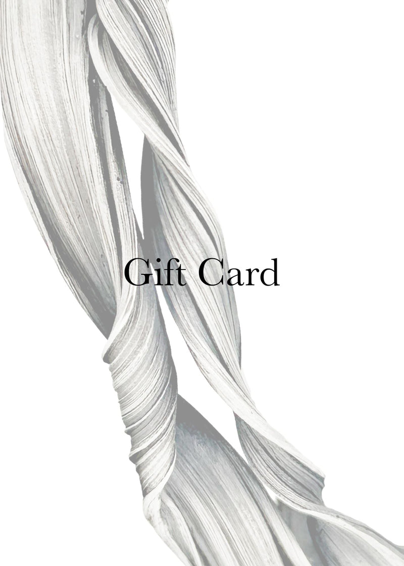 Jewelry Gift Card showing a sculptural form in sterling silver mitsuro hikime